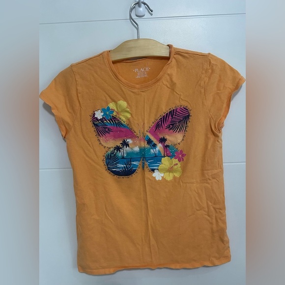 🎁The Children’s Place Girls Short Sleeve Shirt- Size XL🎁 - Picture 1 of 4